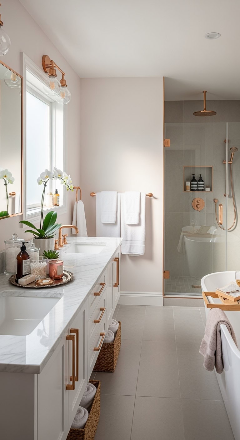 luxury bathroom heating elegant efficiency