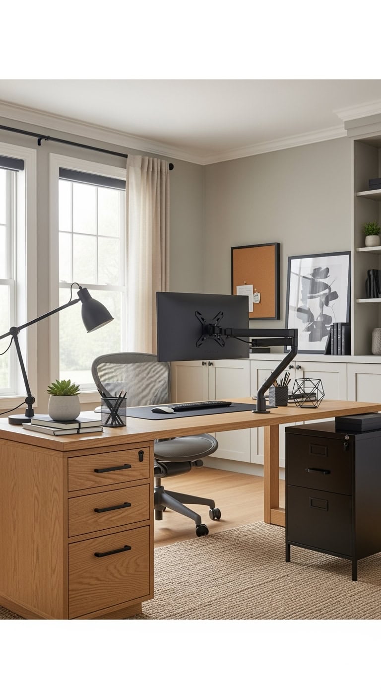 cohesive minimalist grounded visually harmonious