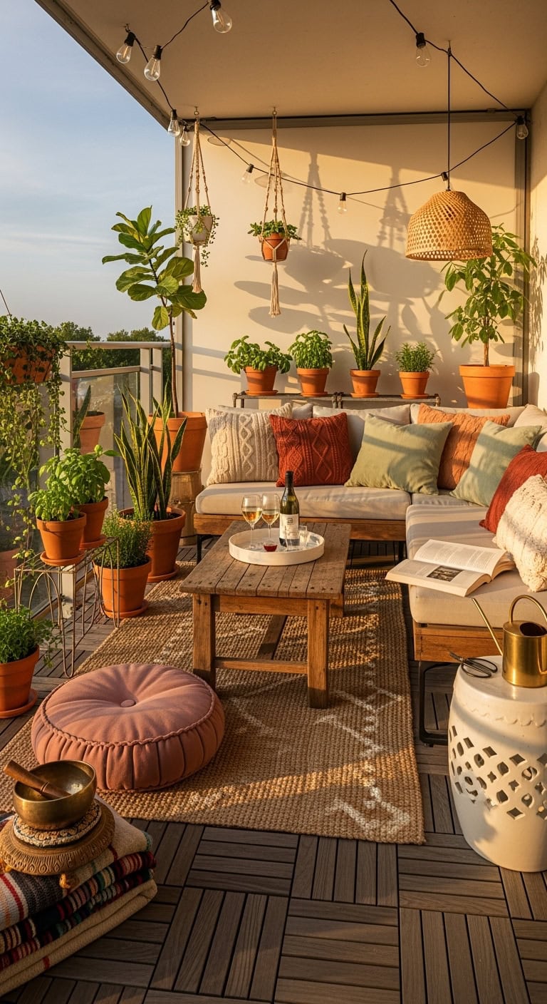 peaceful morning meditation oasis tranquility