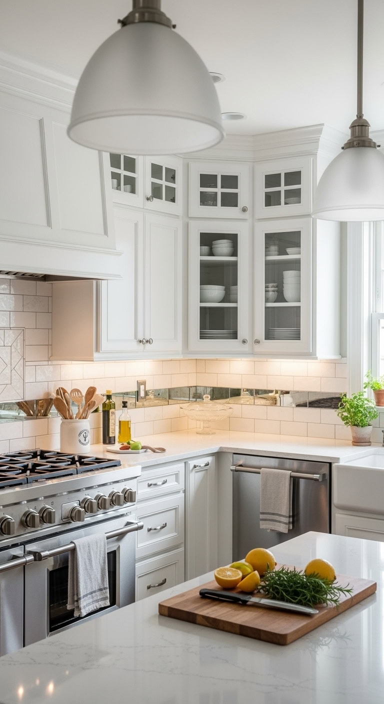 bright spacious reflective luminous