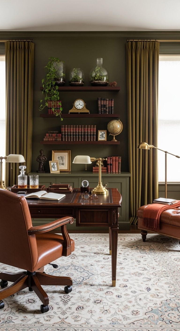 vintage sophisticated executive oasis