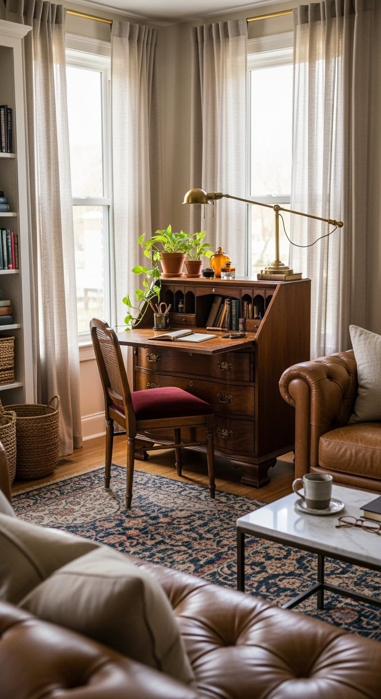 seamless vintage workspace blend