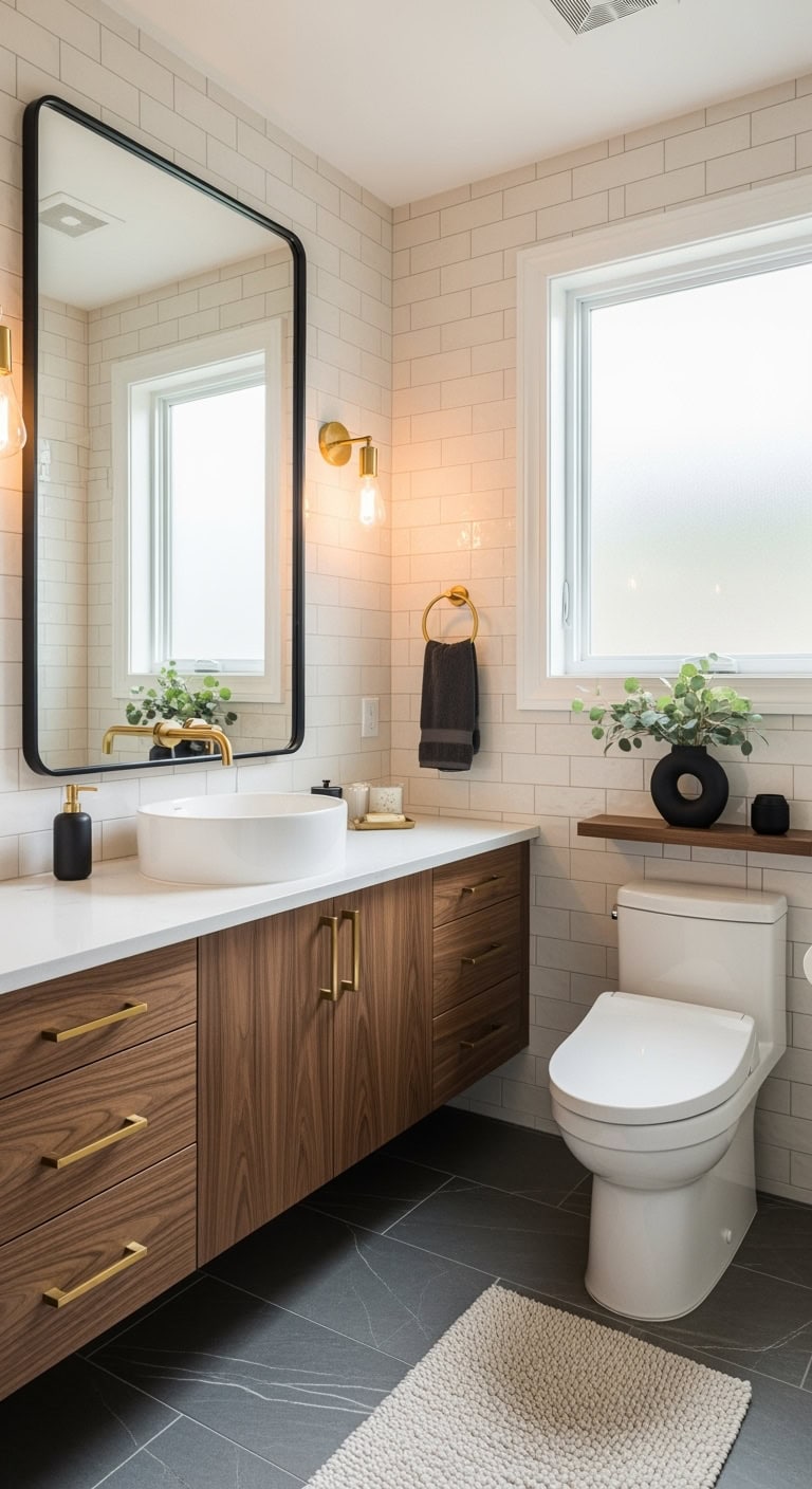 elegant dramatic versatile black framed mirror