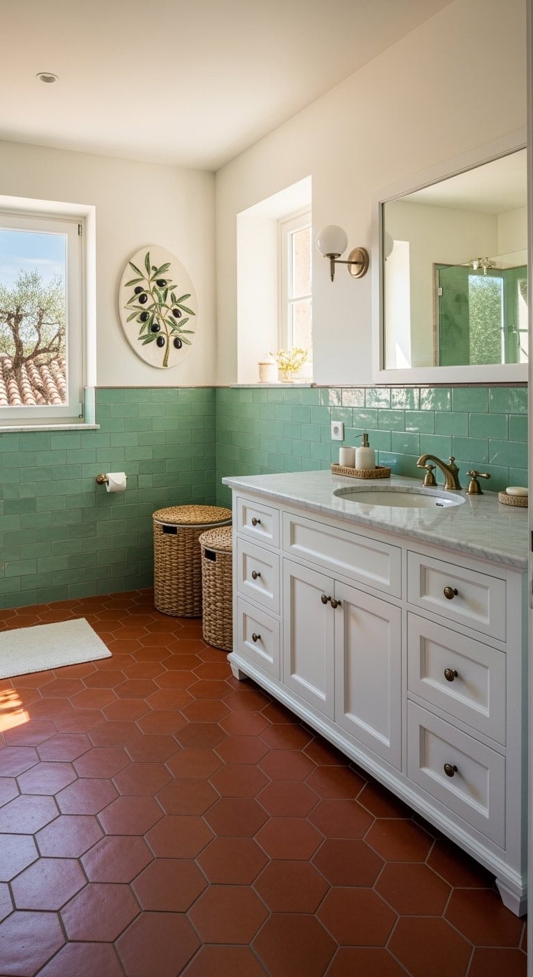 terra cotta mint retreat