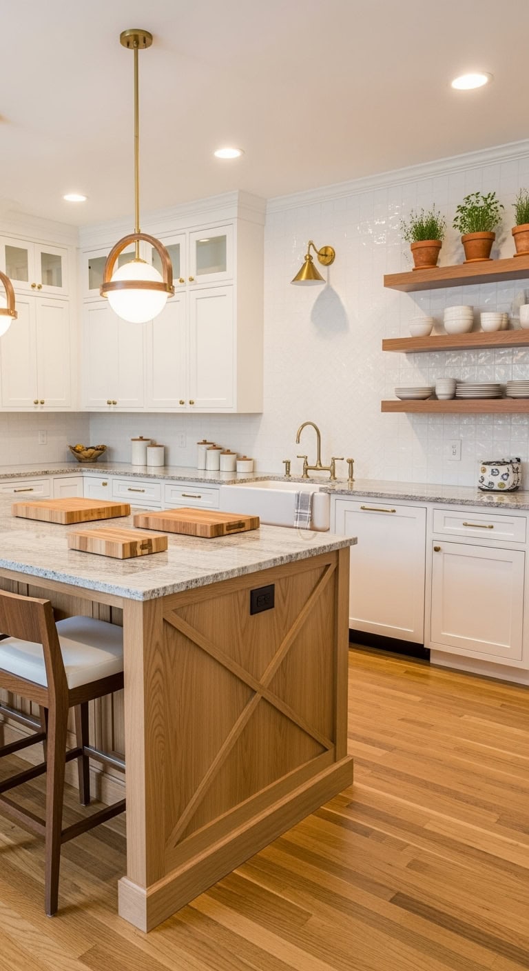 timber and white harmony