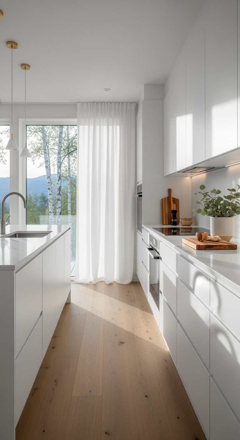 seamless minimalist sleek kitchen cabinets