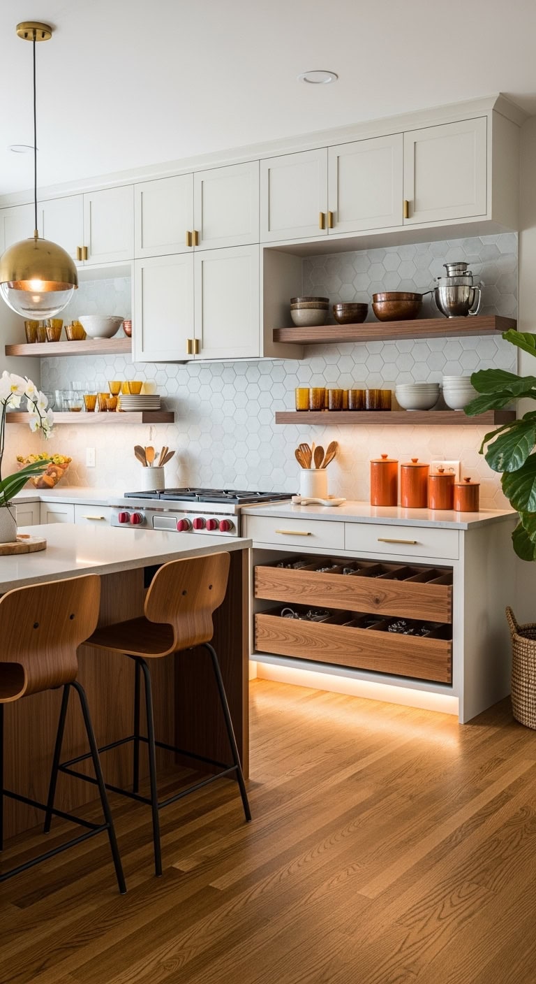 midcentury warmth meets minimalism