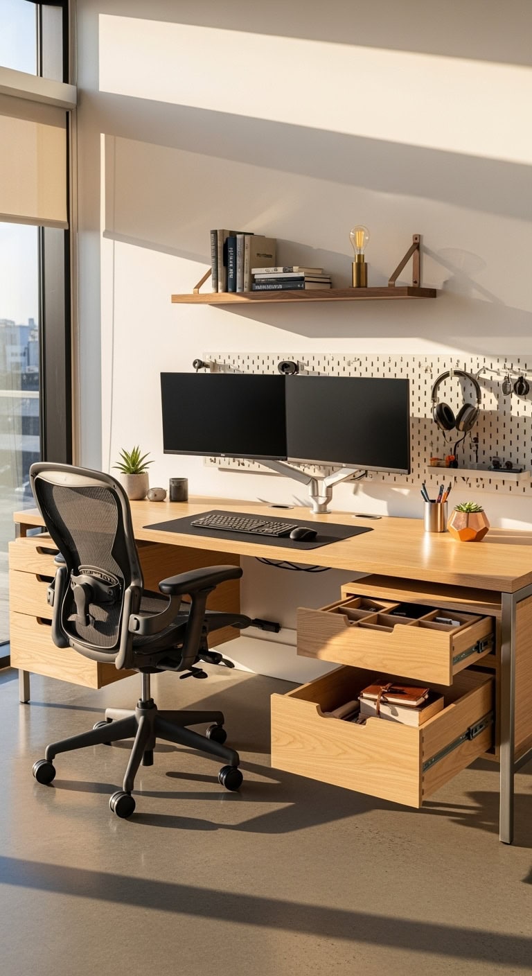 minimalist organized personalized trading workspace