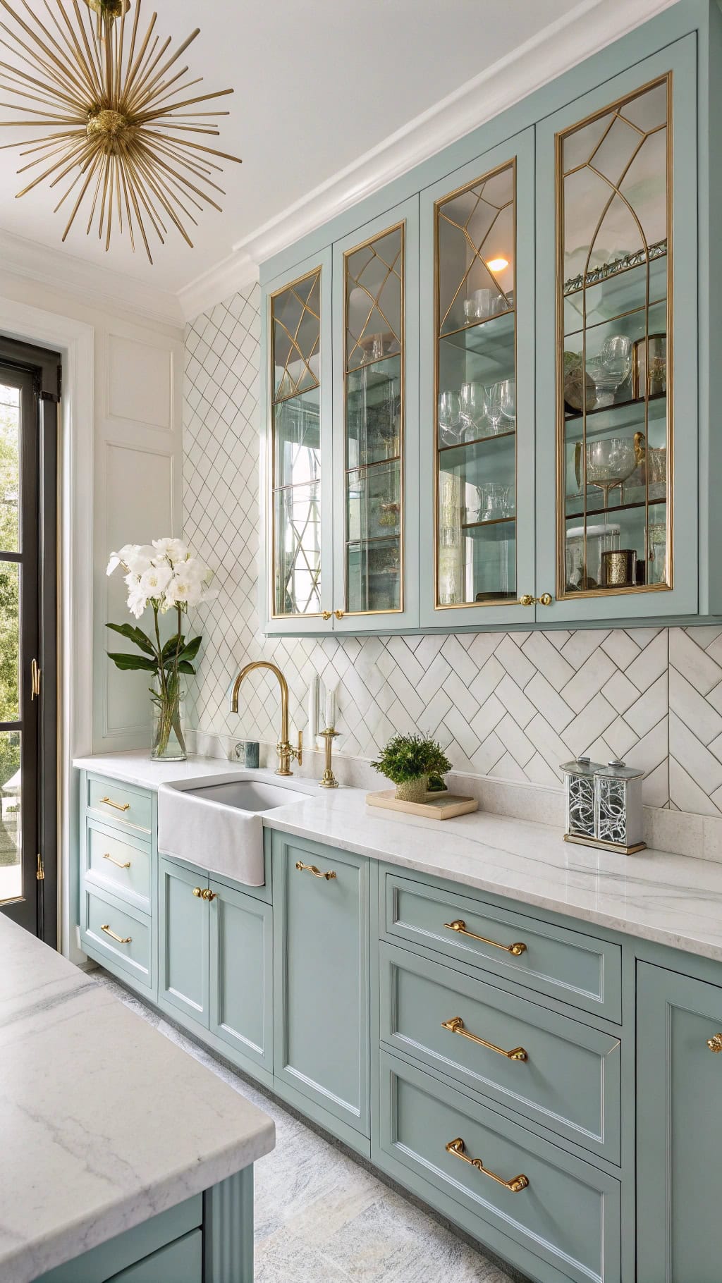 art deco kitchen elegance