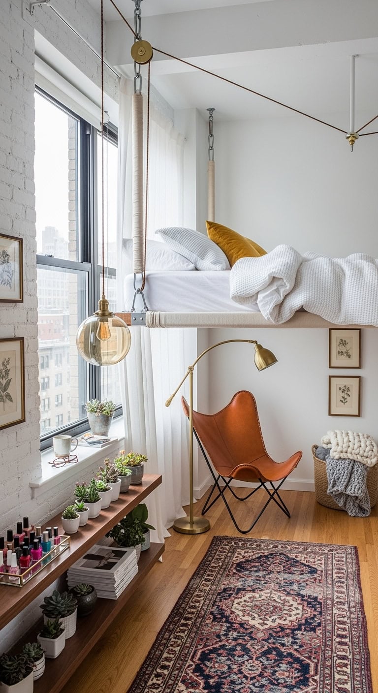 levitating bed furniture system transformation