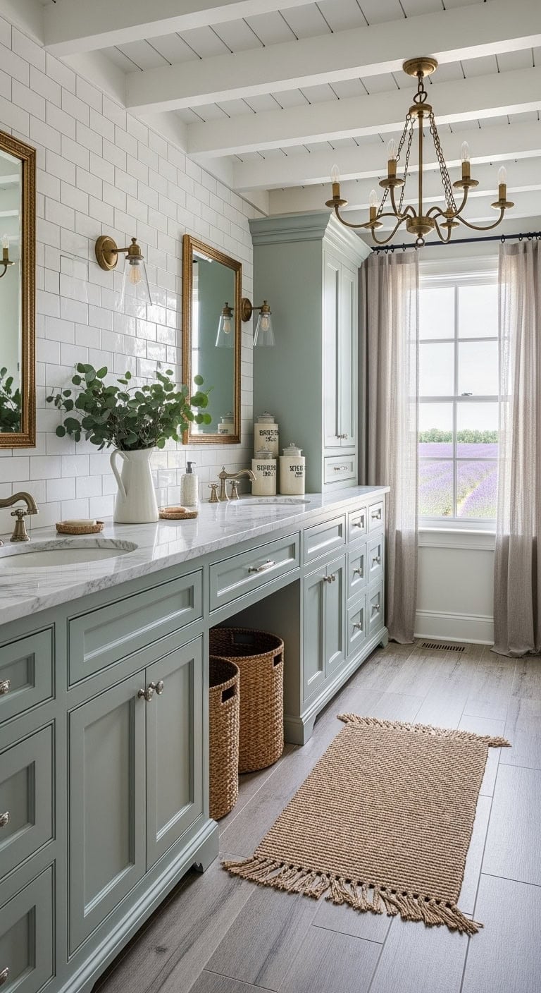 sage green marble elegance