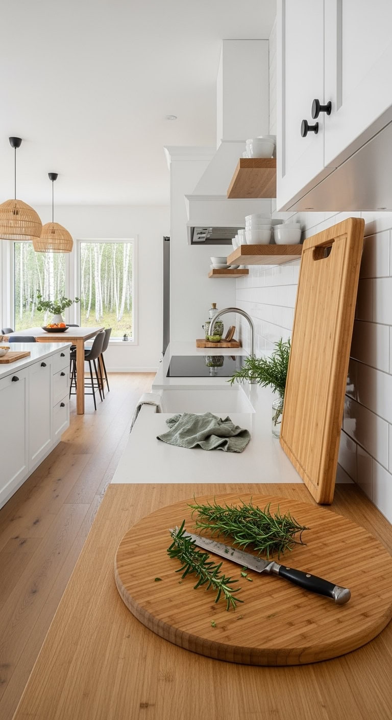 organic nordic kitchen accents