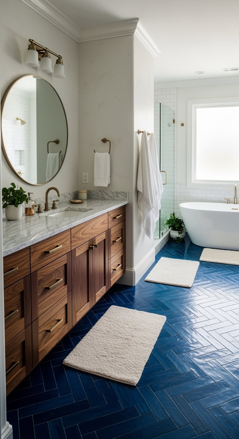 dramatic luxurious moody bathroom sanctuary