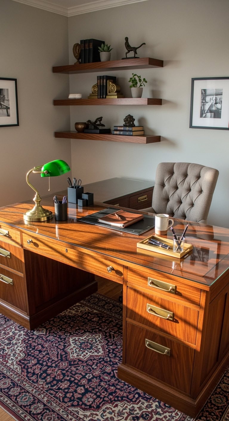 classic sophisticated home office