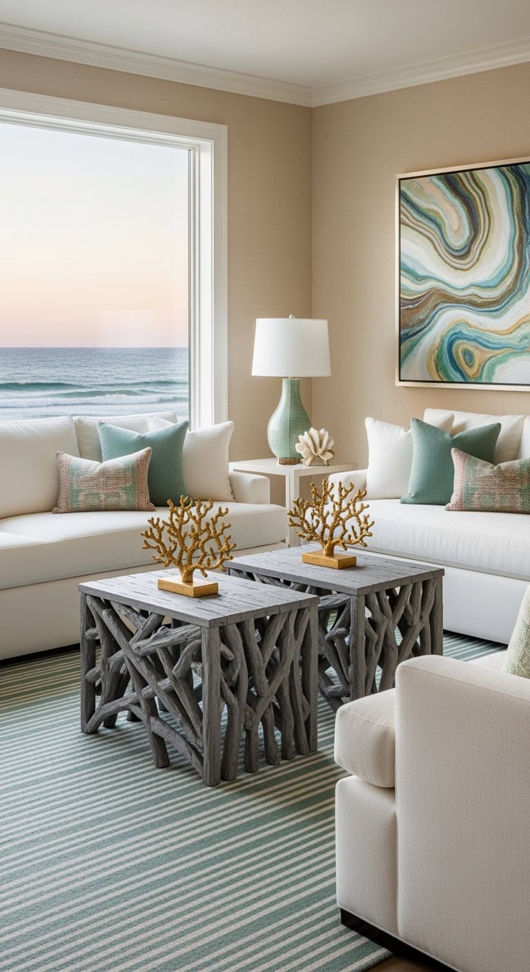 hamptons inspired coastal luxe living