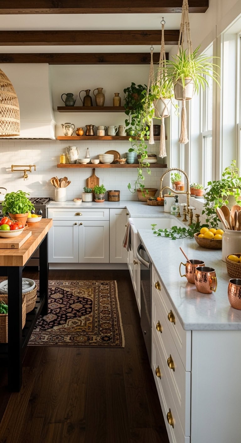 bohemian kitchen decor essentials