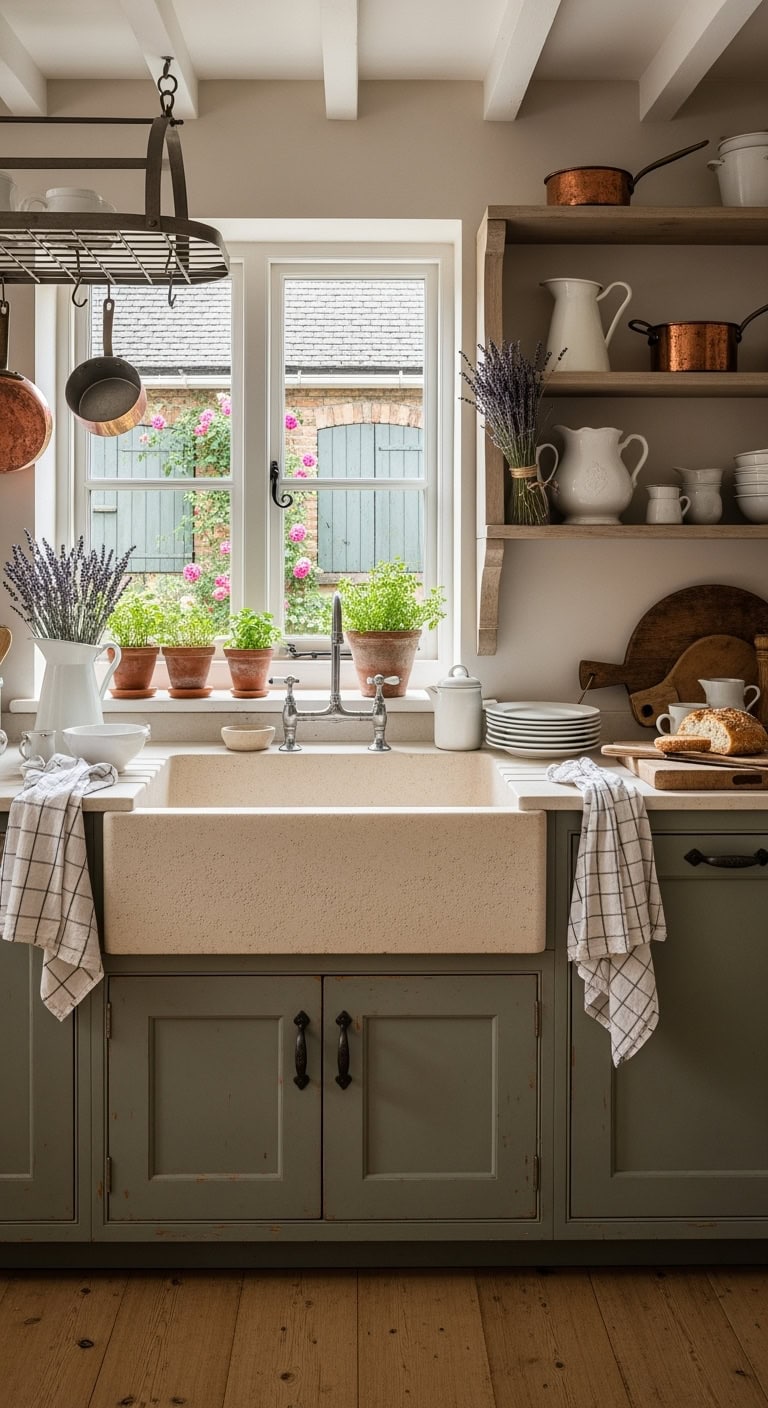 rustic french countryside kitchen elegance