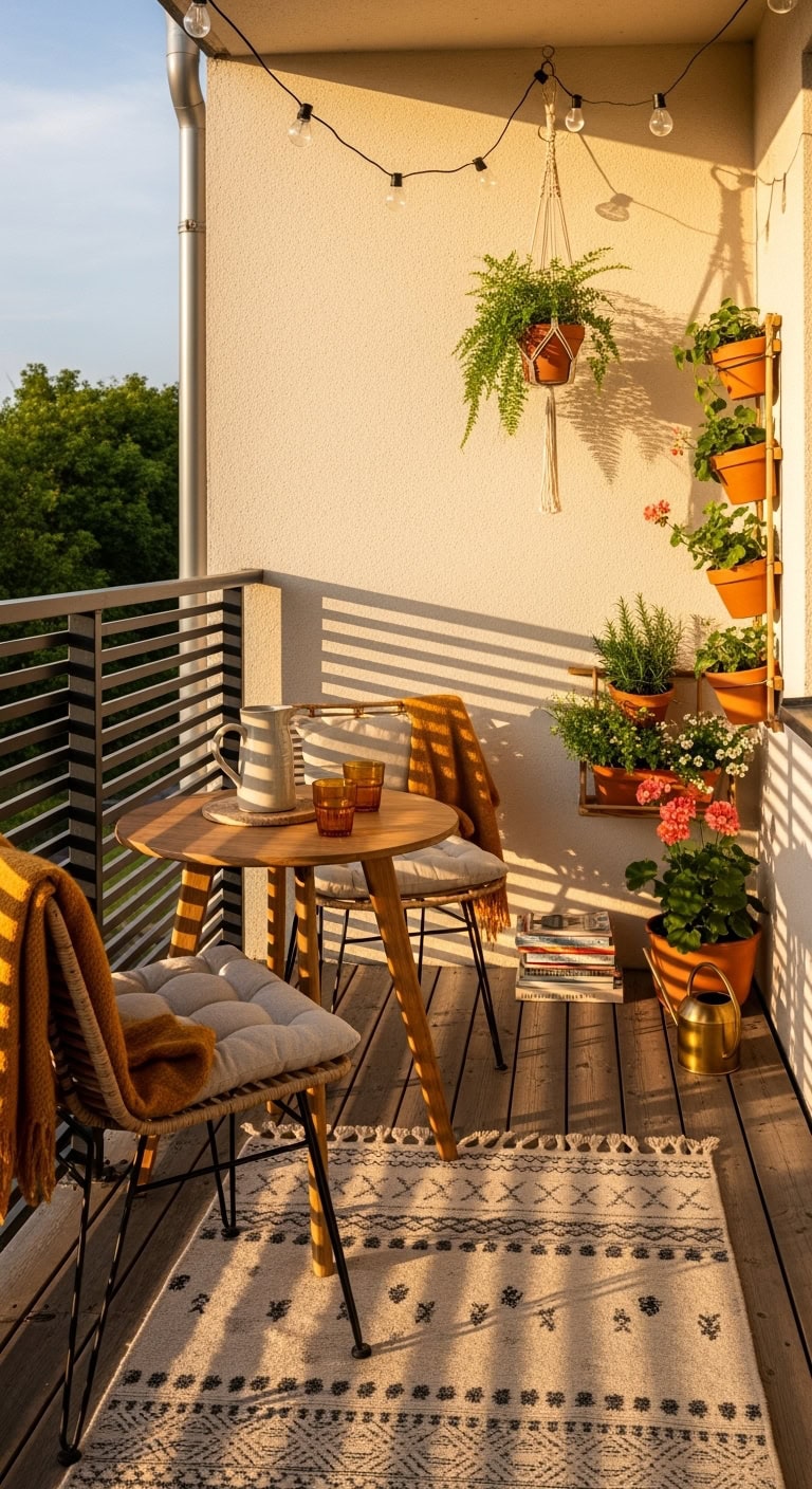 multi use balcony ceiling storage