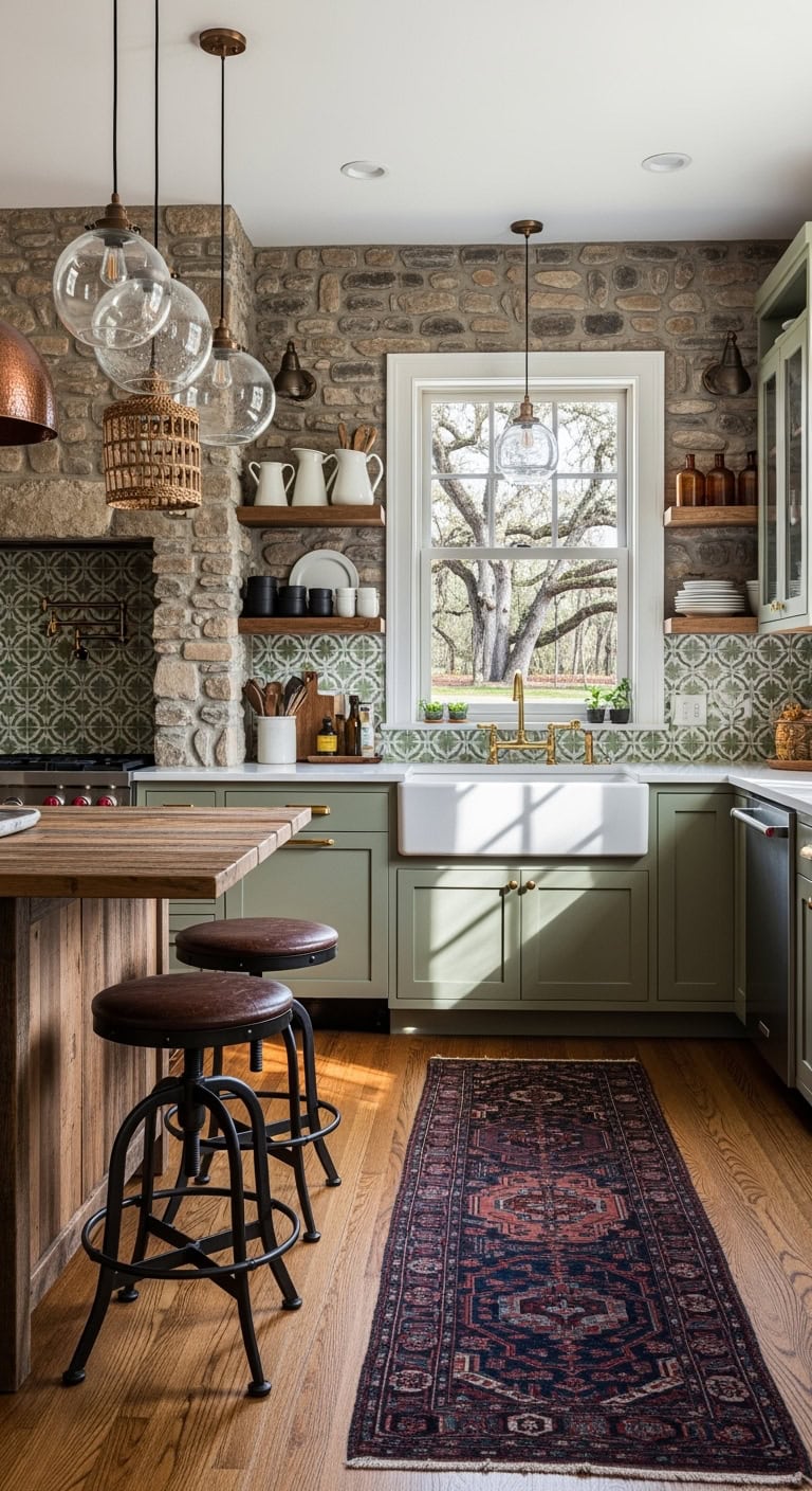 layered mismatched eclectic personalized