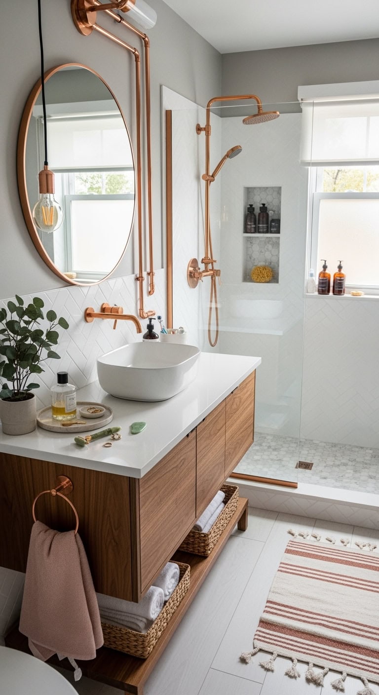 metallic pipes as intentional design