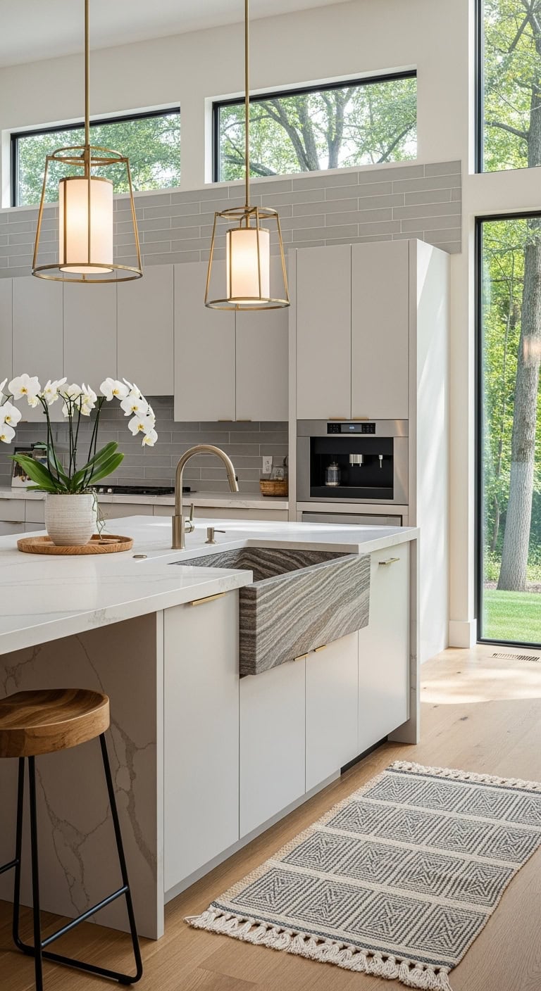 sleek minimalist organic and luxurious