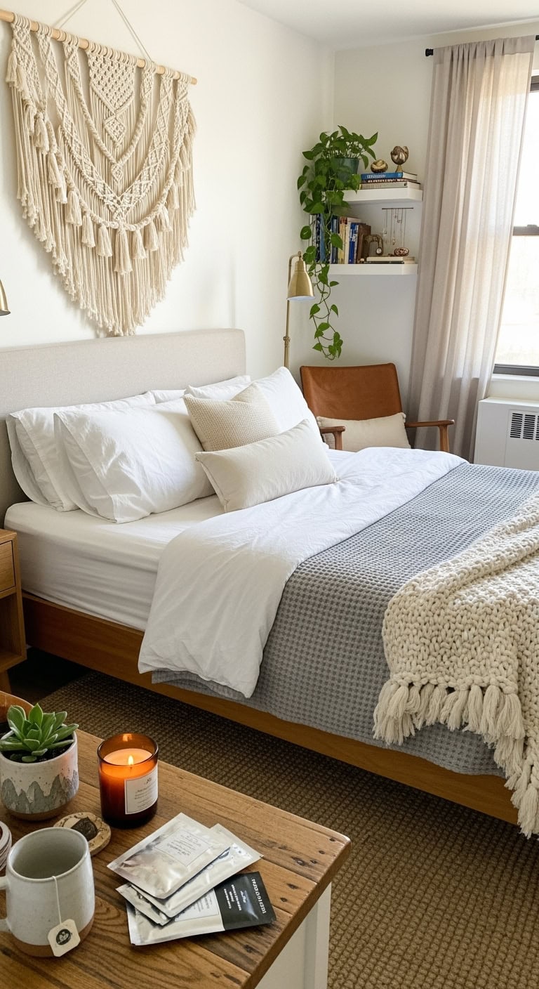 boho textured wall decor piece