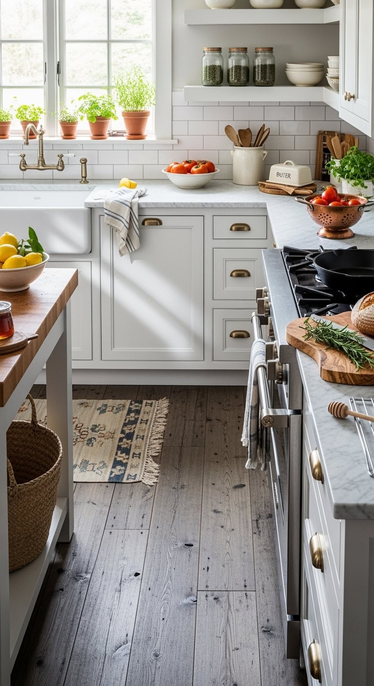 weathered rustic cottage style grounding