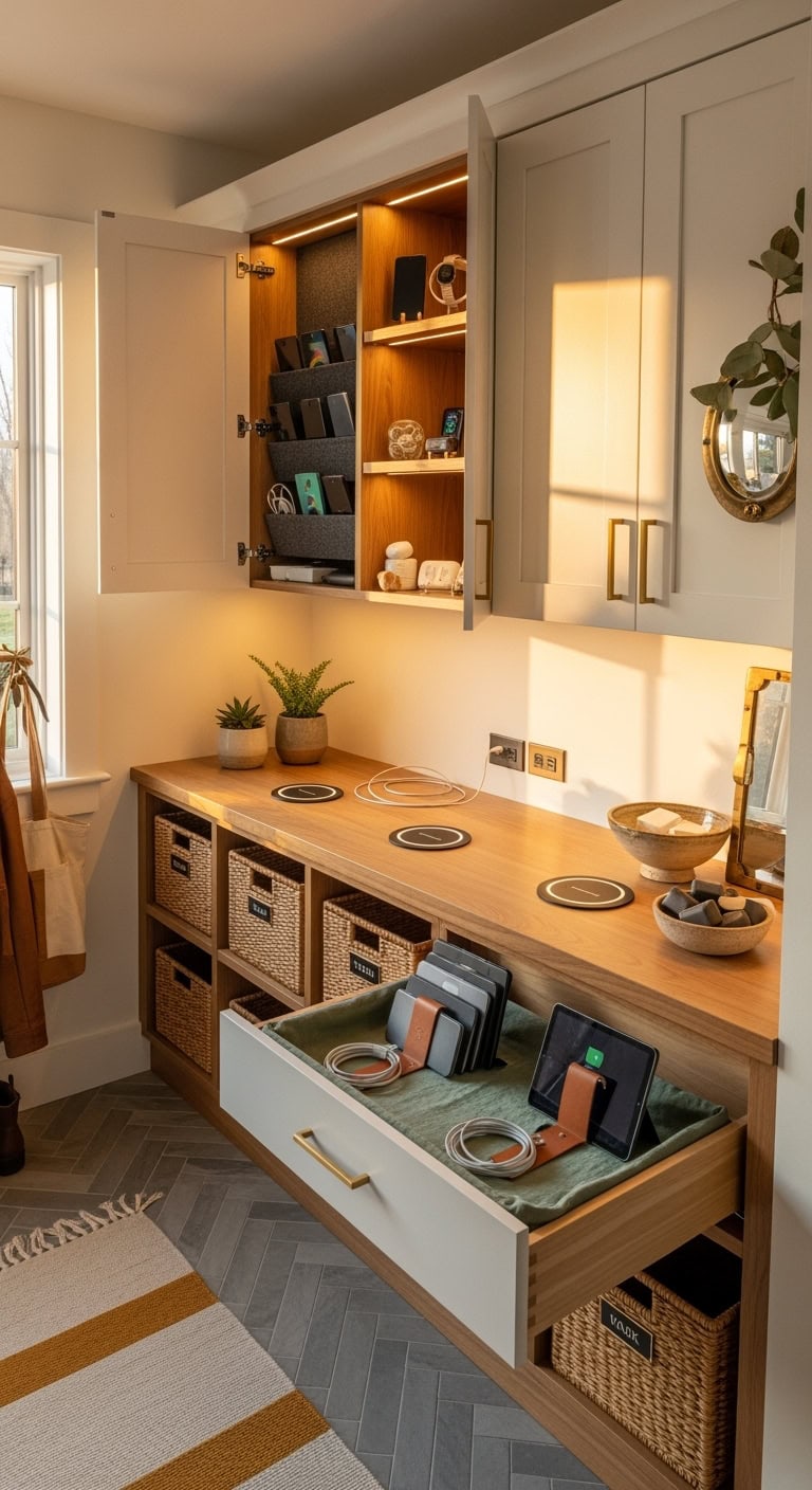 family tech organizer station