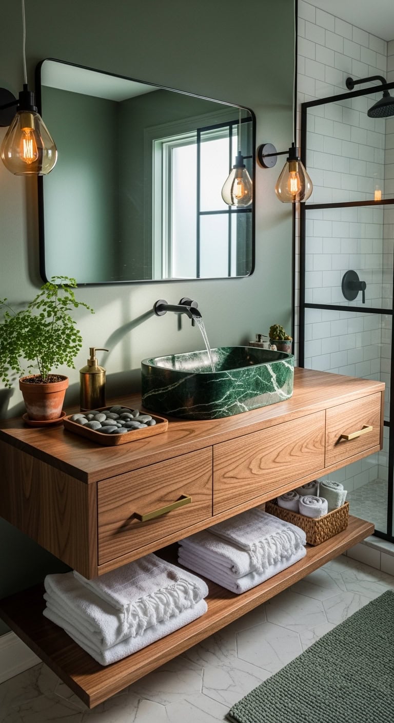 earthy luxurious natural focal point