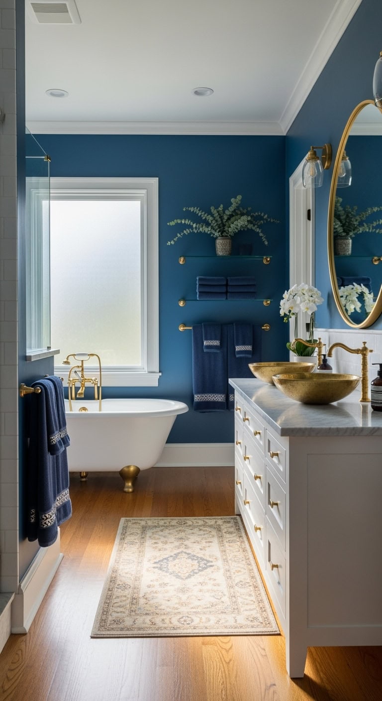 luxurious sapphire sanctuary with morning splendor