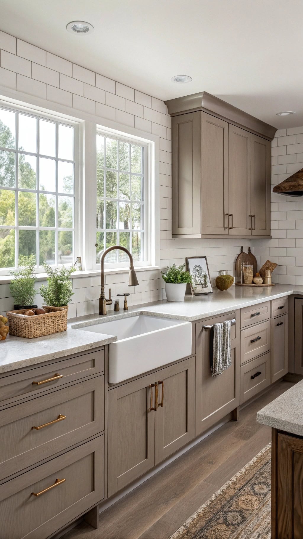 ash gray cabinet variations