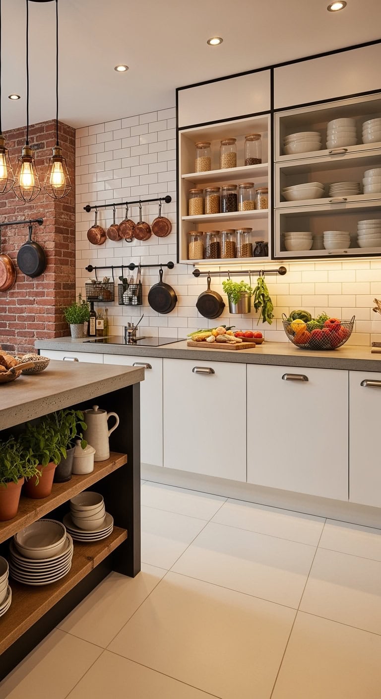 industrial chic kitchen design