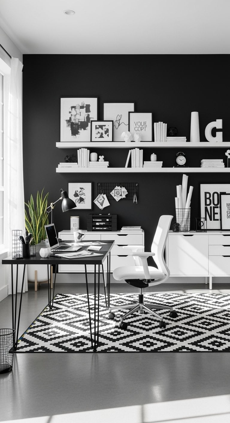 minimal monochrome designer s studio
