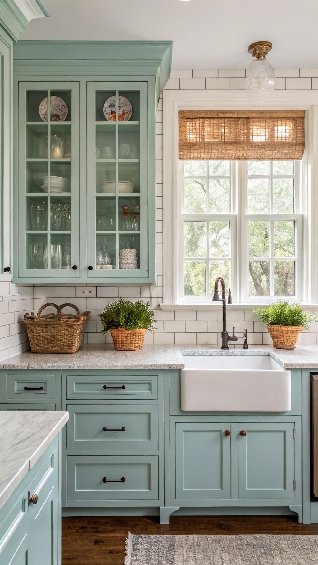 timeless vintage cabinet details