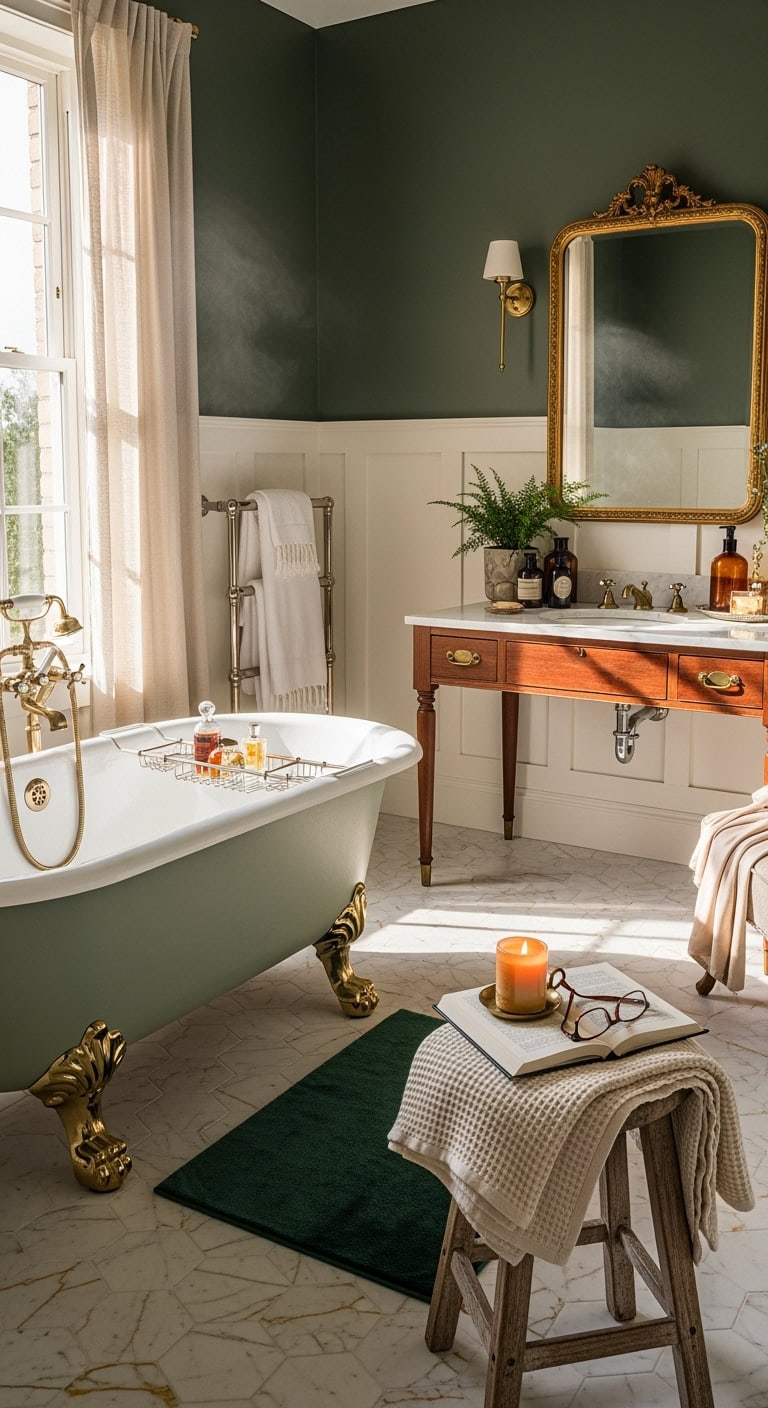 vintage luxury regal bathroom centerpiece