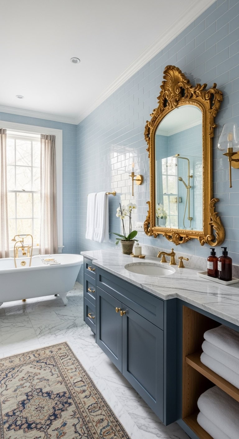 luxurious transformative bathroom mirror styling