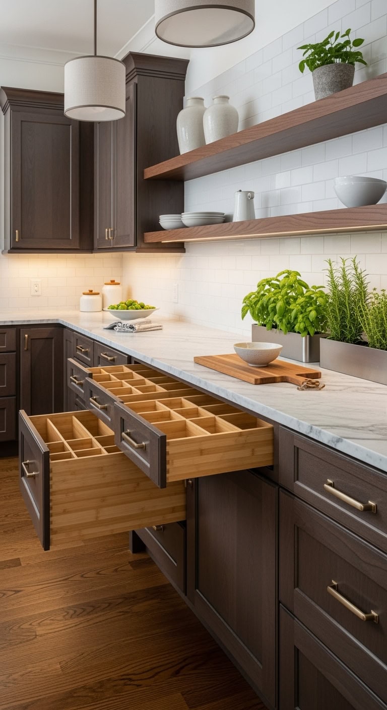 tranquil zen kitchen design