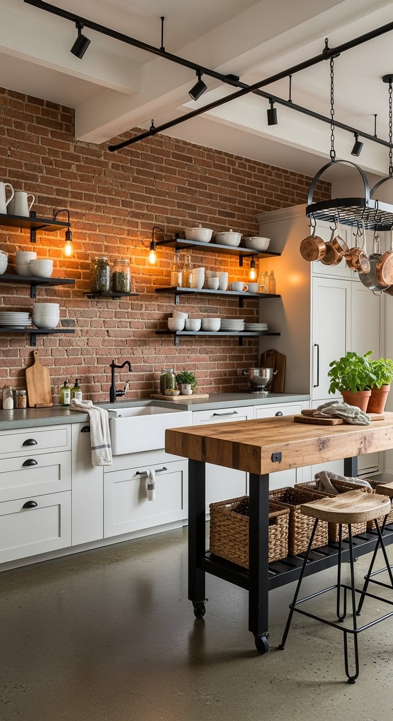 urban loft kitchen style