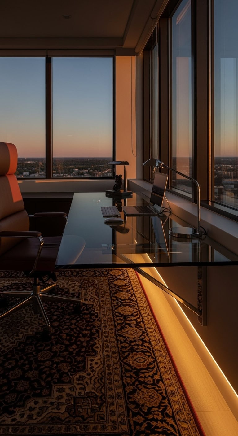 ethereal modern minimal suspended