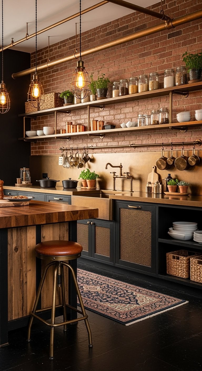 industrial elegance with bronze