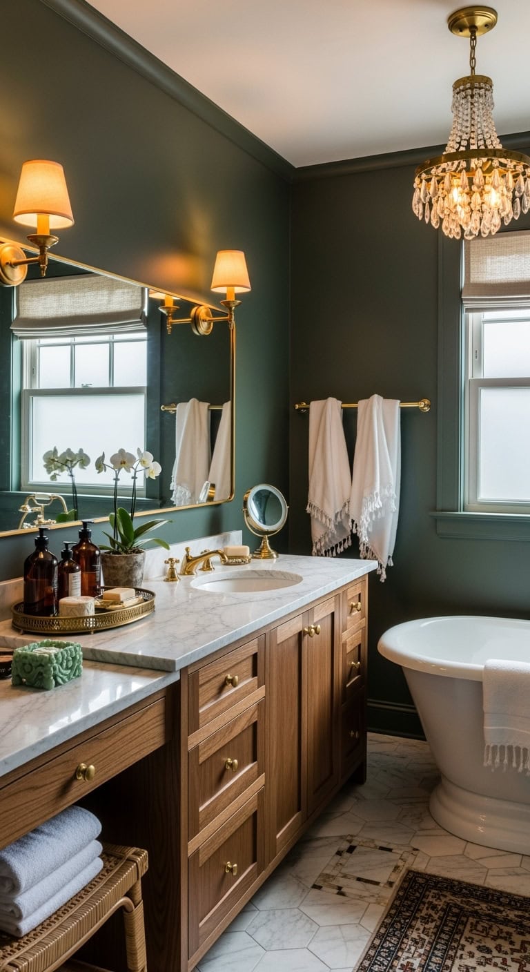 luxurious moody dramatic sanctuary