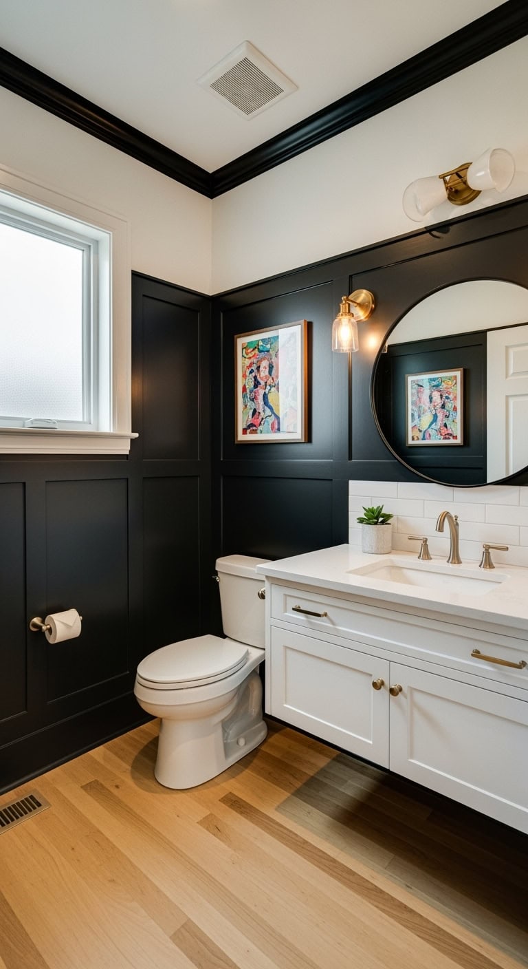 sophisticated timeless architectural wainscoting design