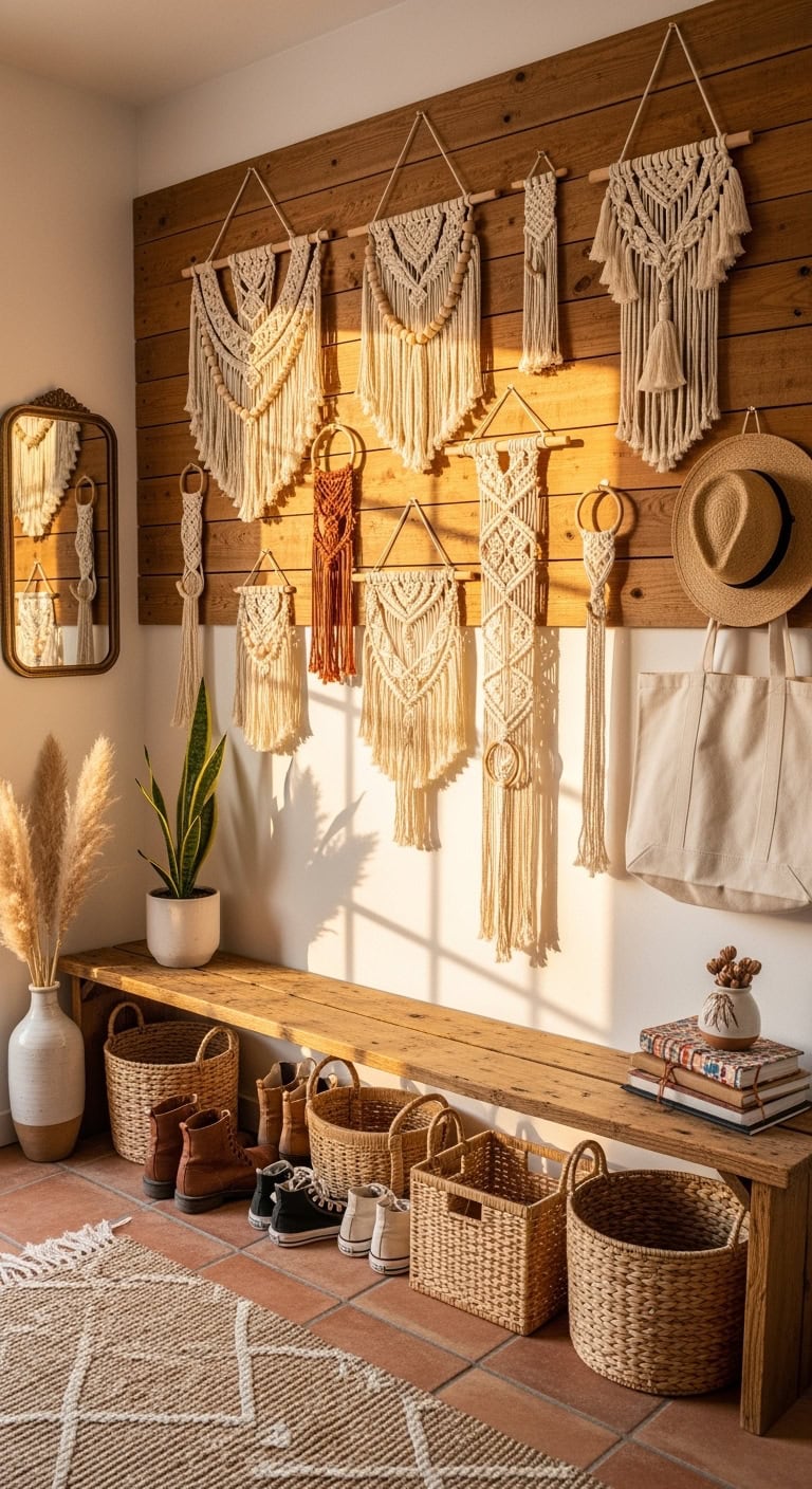 eclectic earthy textured harmonious