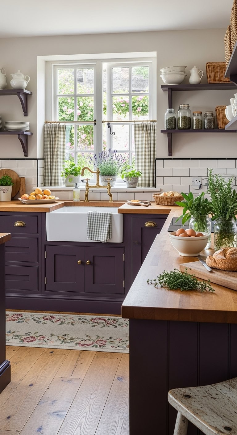cottage charm with plum