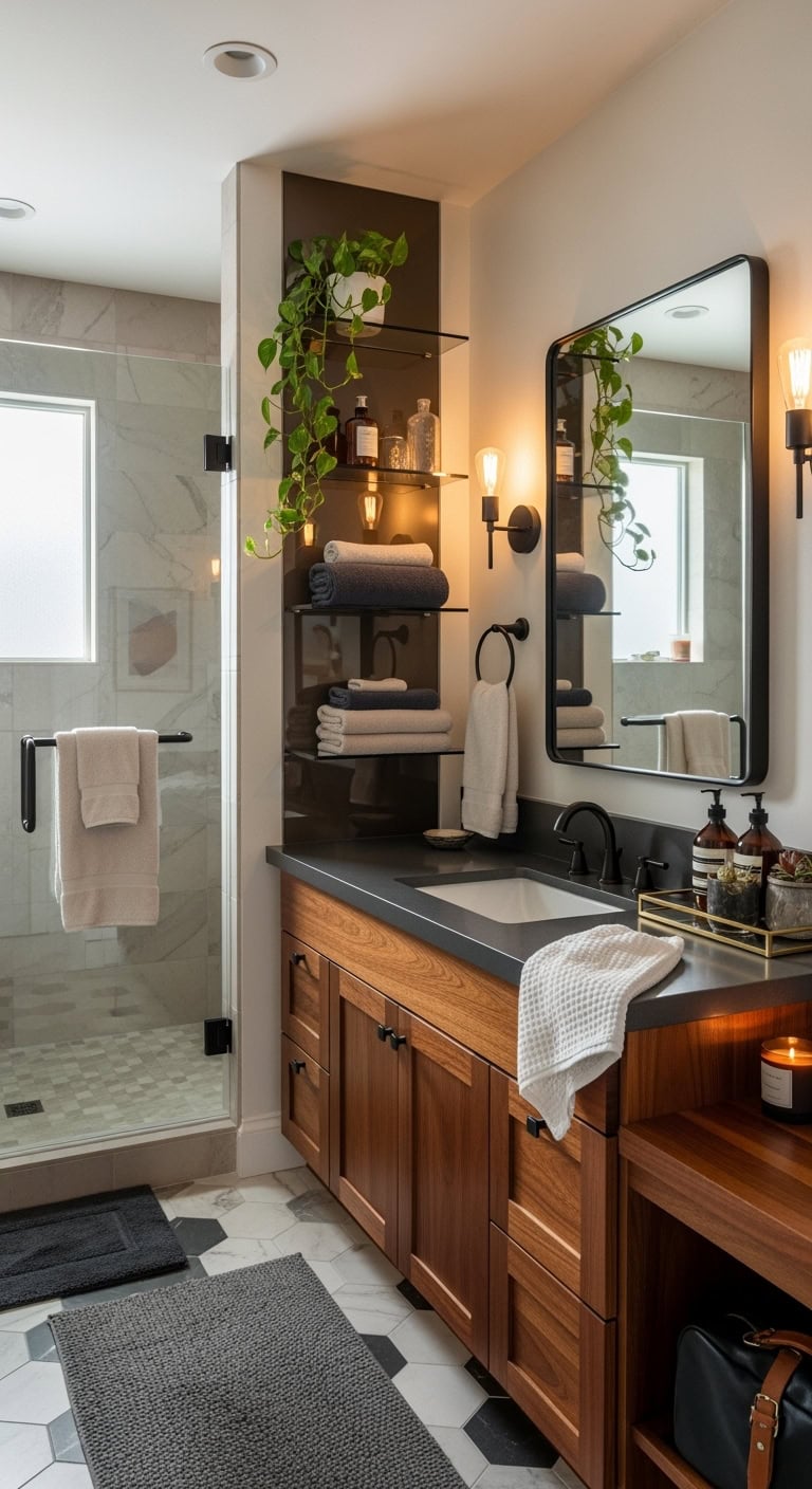 luxurious dark warm illuminated