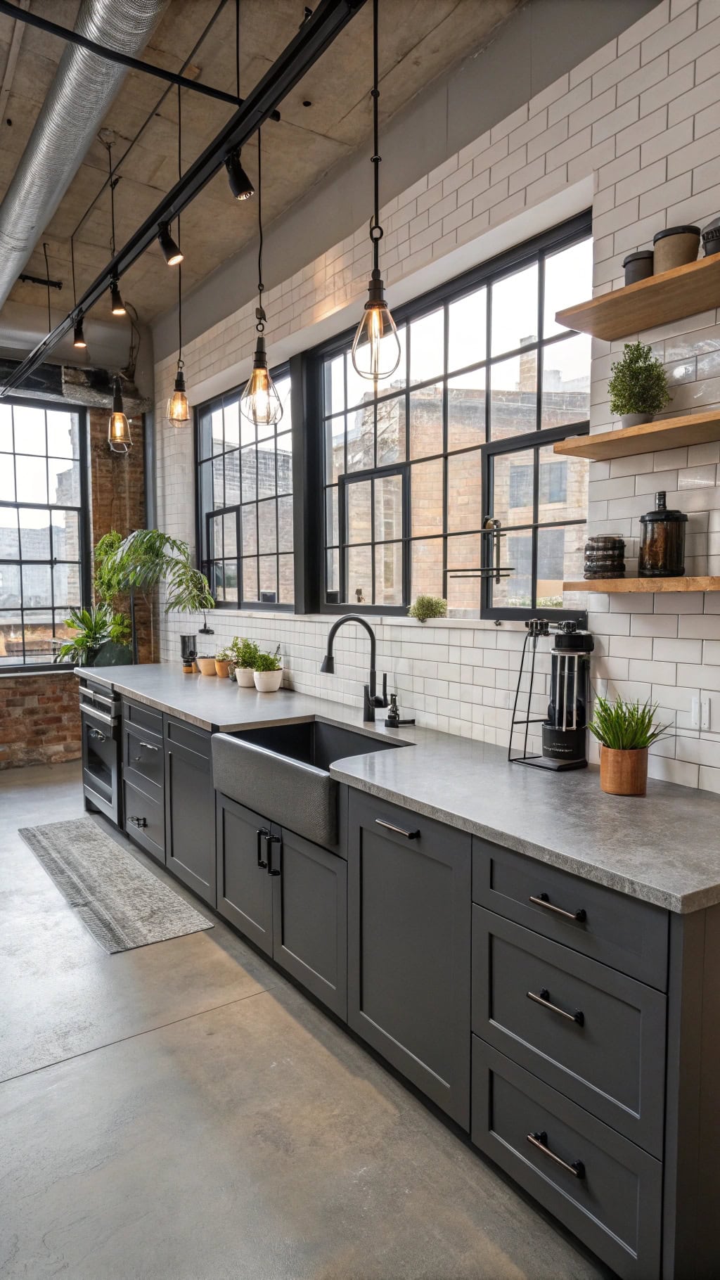 industrial urban kitchen style