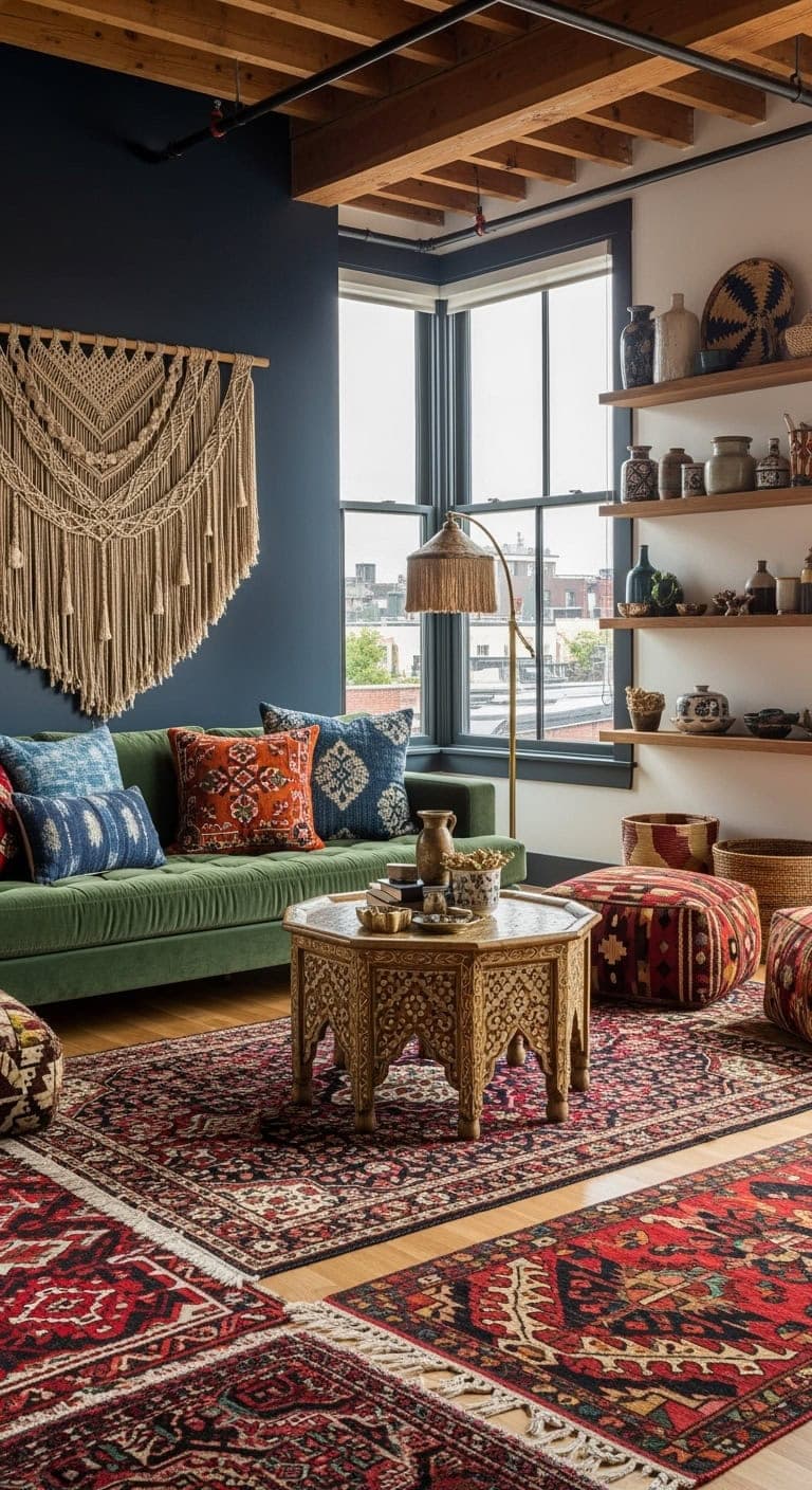 eclectic layered global bohemian luxe