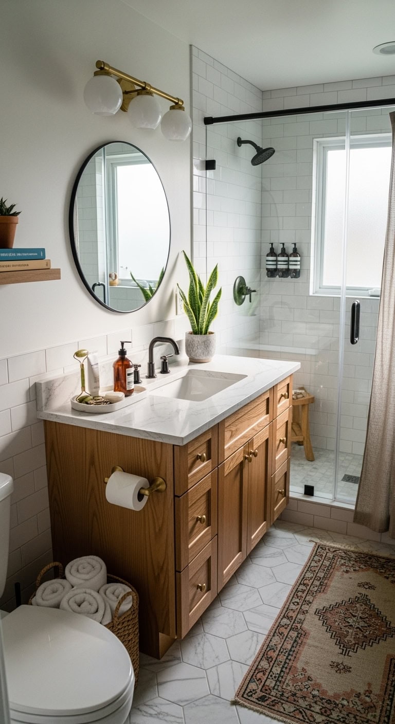 organized and space efficient under sink storage