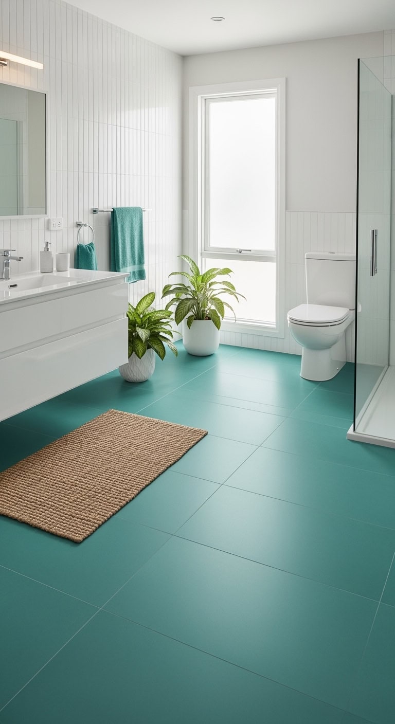 serene spa like bathroom ambiance