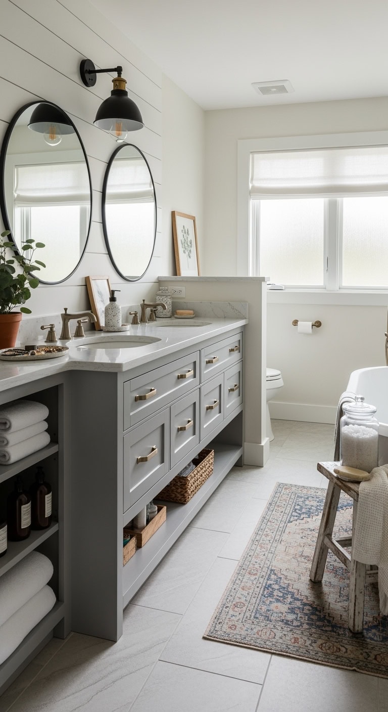 moody storm inspired bathroom tranquility